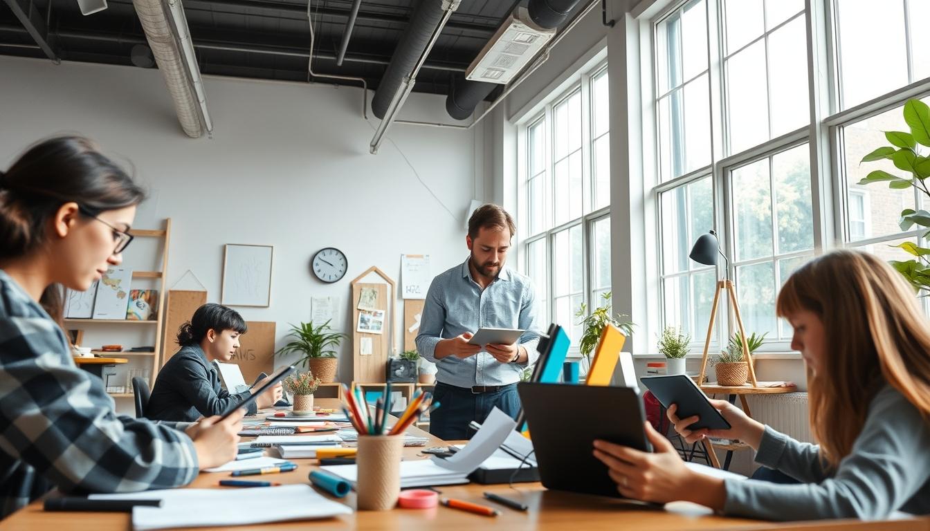 Organized study environment supporting productive learning