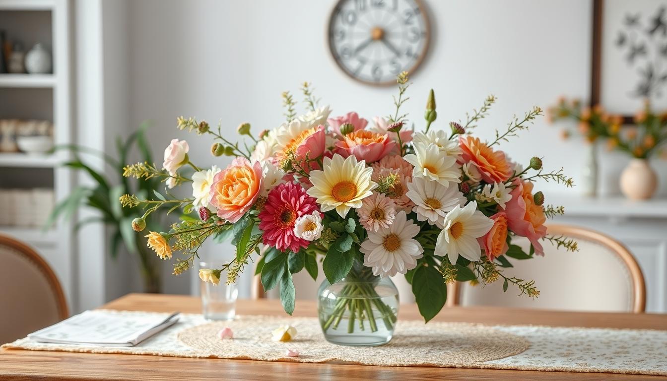 Seasonal flower arrangements